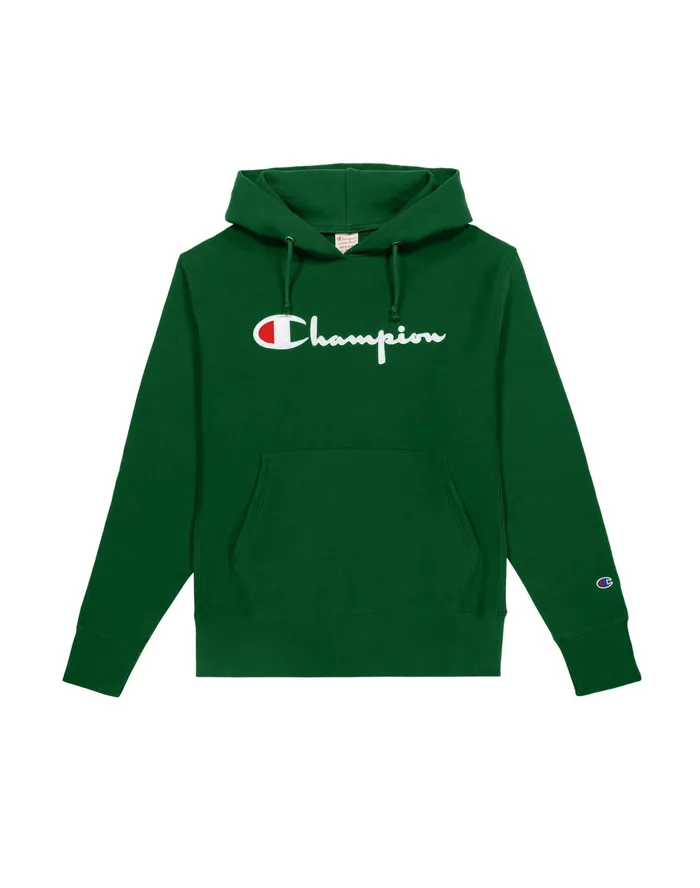 Reverse Weave Hoodie SpecialEdition Full Chest Script Logo Athletic Dark Green Men Champion Hoodies and Sweatshirts Reverse Weave Hoodie SpecialEdition Full Chest Script Logo Athletic Dark Green Men Champion Hoodies and Sweatshirts