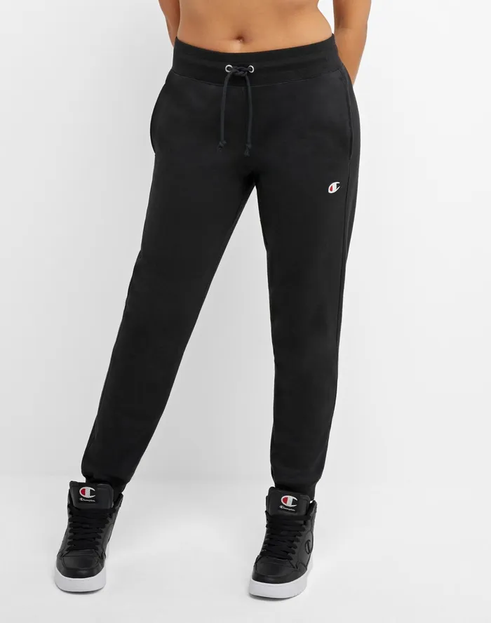 Reverse Weave Joggers C Logo 29034 Black Women Champion Pants