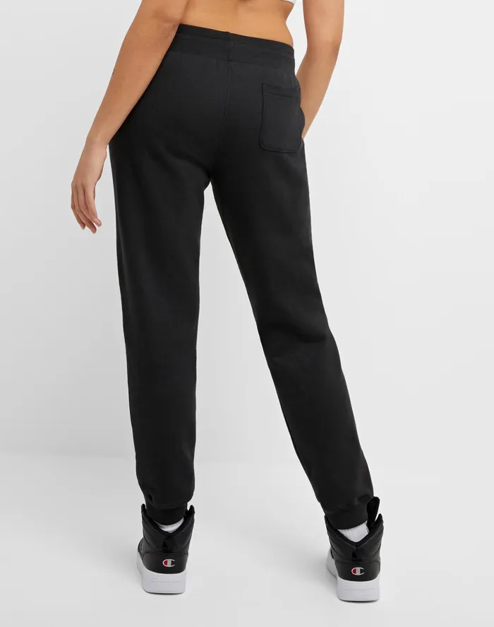 Reverse Weave Joggers C Logo 29034 Black Women Champion Pants