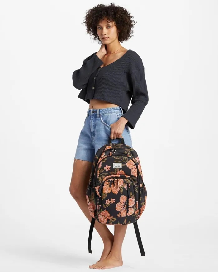 Roadie Backpack Black Pebble 2 Women Billabong Backpacks