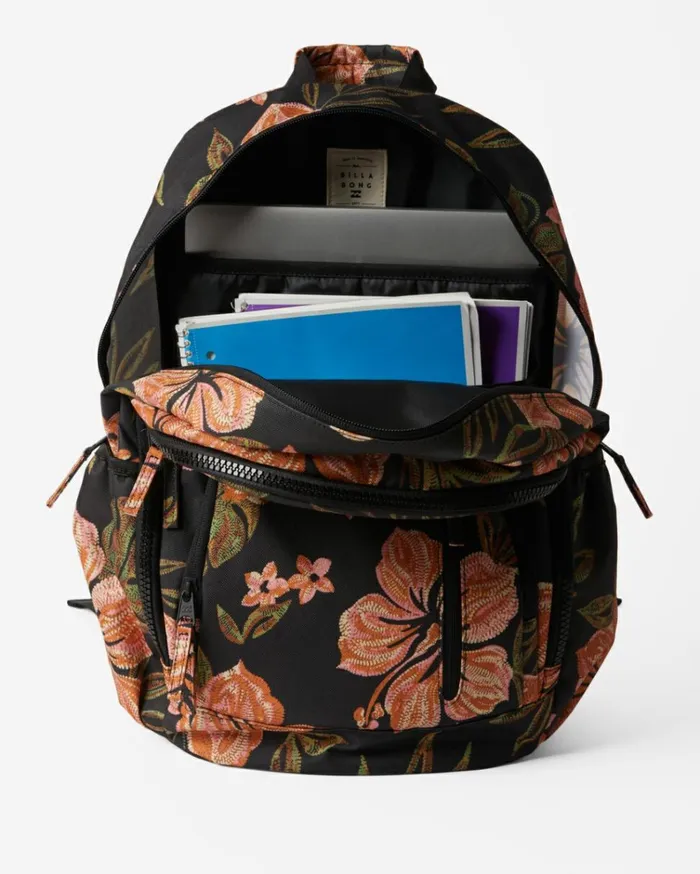 Roadie Backpack Black Pebble 2 Women Billabong Backpacks