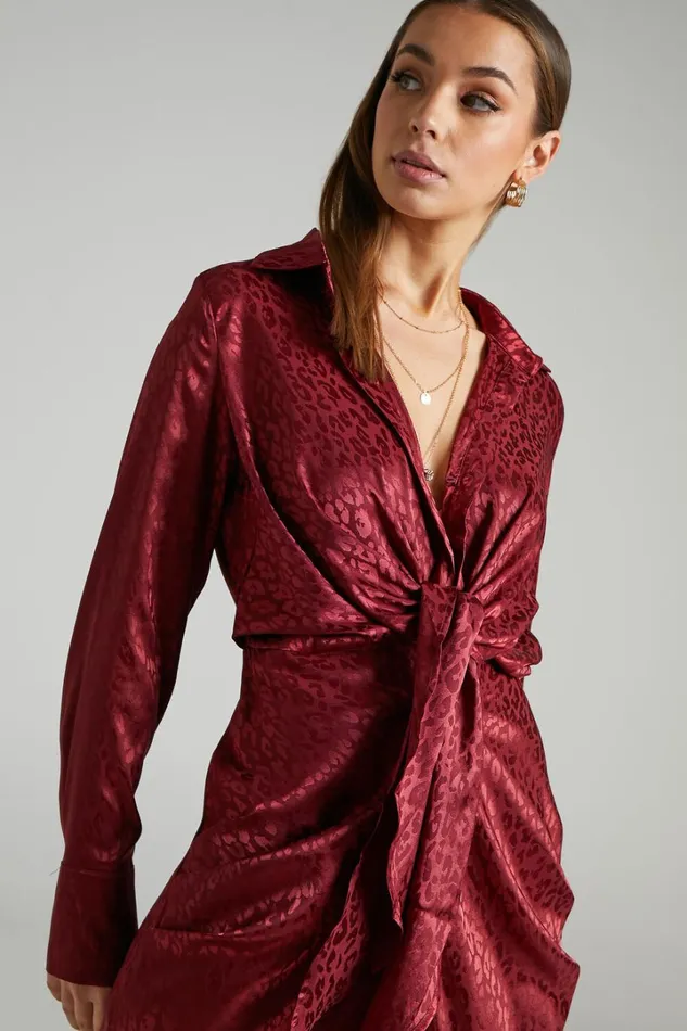 Runaway The Label 8211 Ruby Rose Dress In Cherry Women Showpo Dresses