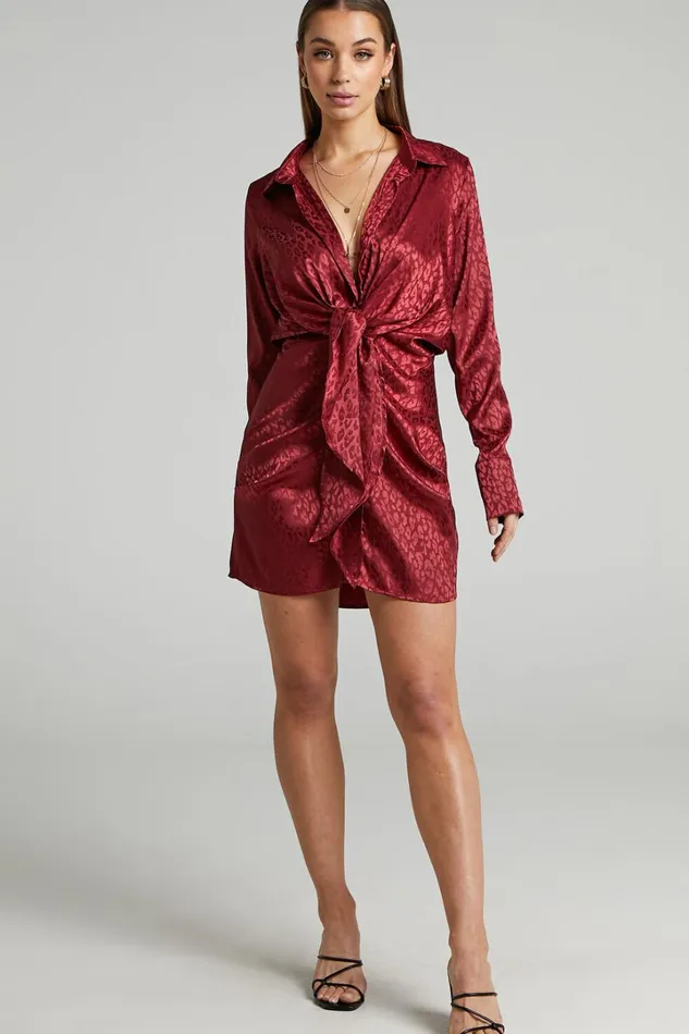 Runaway The Label 8211 Ruby Rose Dress In Cherry Women Showpo Dresses