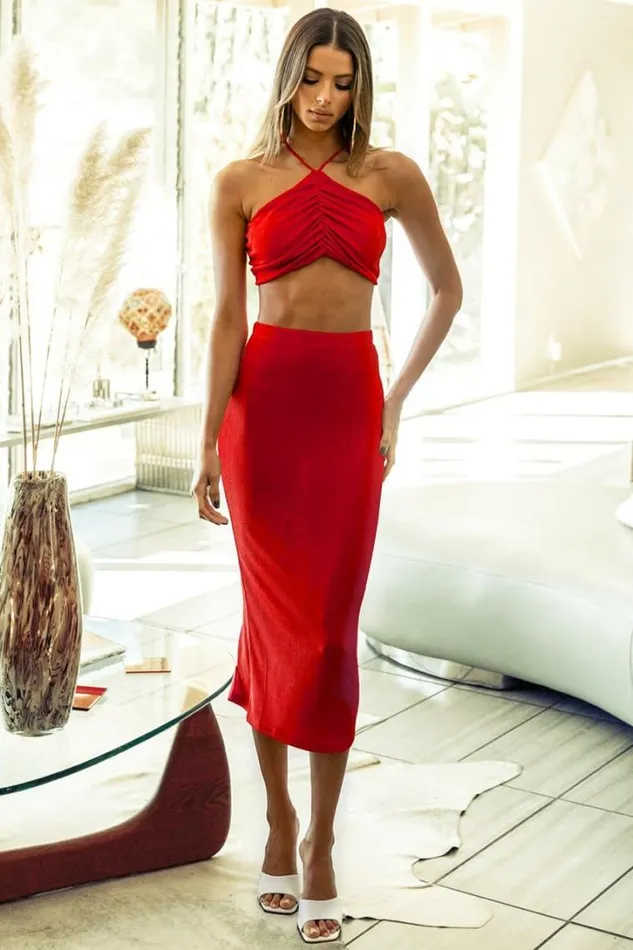 Runaway The Label Basic On Demand Top Red 8211 Women Runaway The Label Basic On Demand Top Red 8211 Women