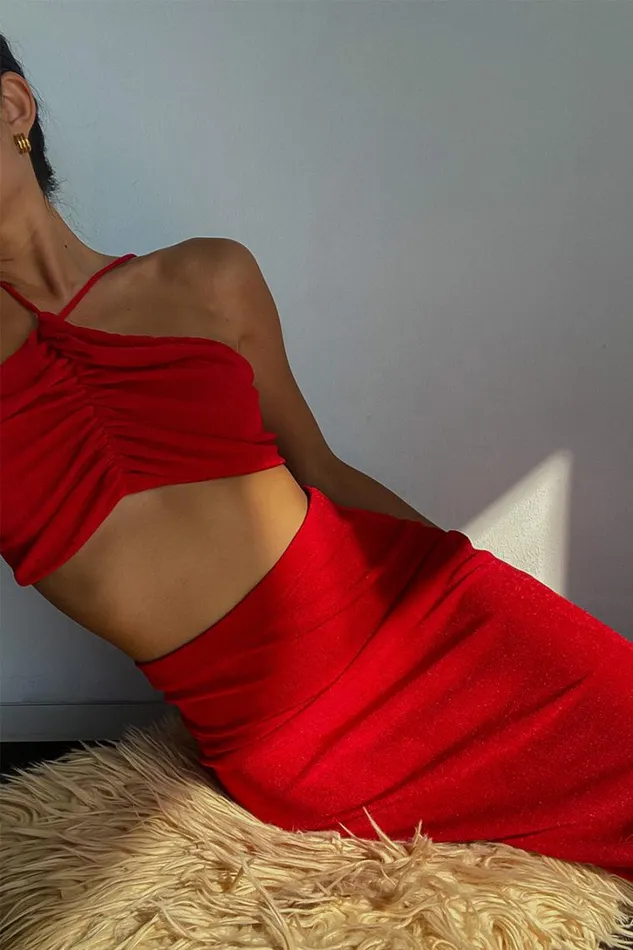 Runaway The Label Basic On Demand Top Red 8211 Women Runaway The Label Basic On Demand Top Red 8211 Women