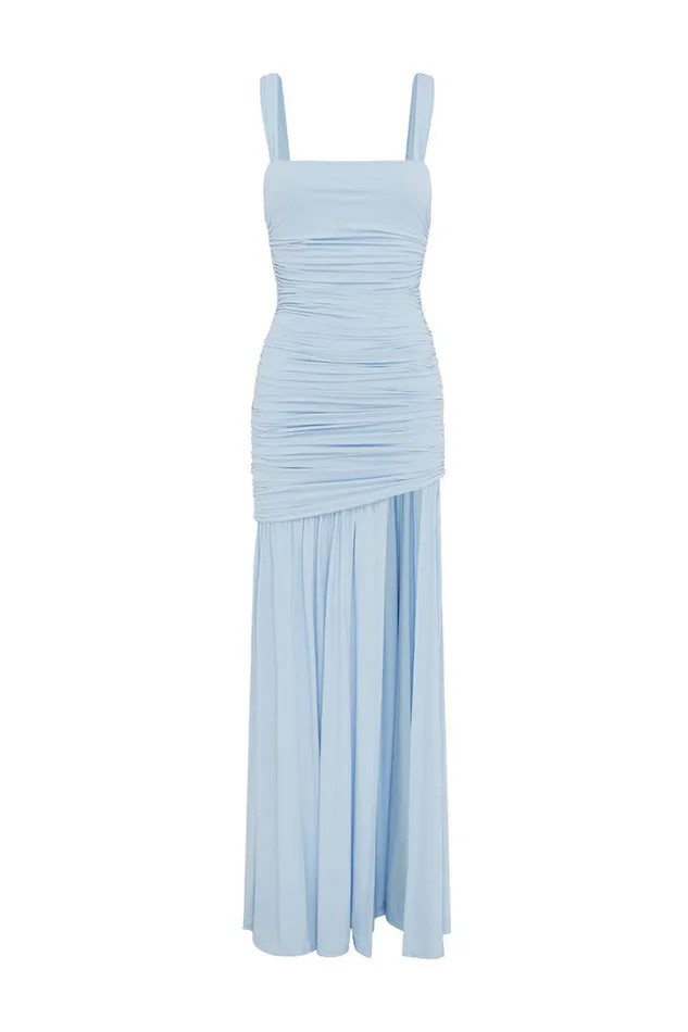 Runaway The Label Evening Dresses CARLY MAXI DRESS Sky Blue 8211 Women