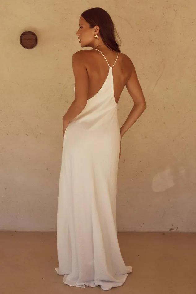 Runaway The Label Maxi Dresses AIDANA MAXI DRESS White 8211 Women