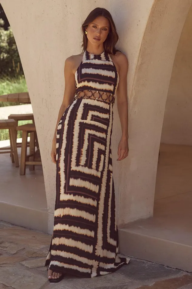 Runaway The Label Maxi Dresses NORIA MAXI DRESS Noria Print 8211 Women