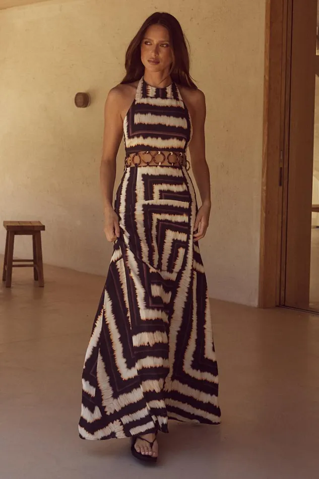 Runaway The Label Maxi Dresses NORIA MAXI DRESS Noria Print 8211 Women