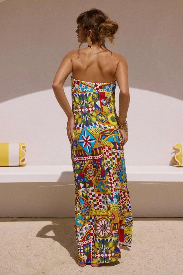 Runaway The Label Maxi Dresses PHAEDRA MAXI DRESS Phaedra Print 8211 Women