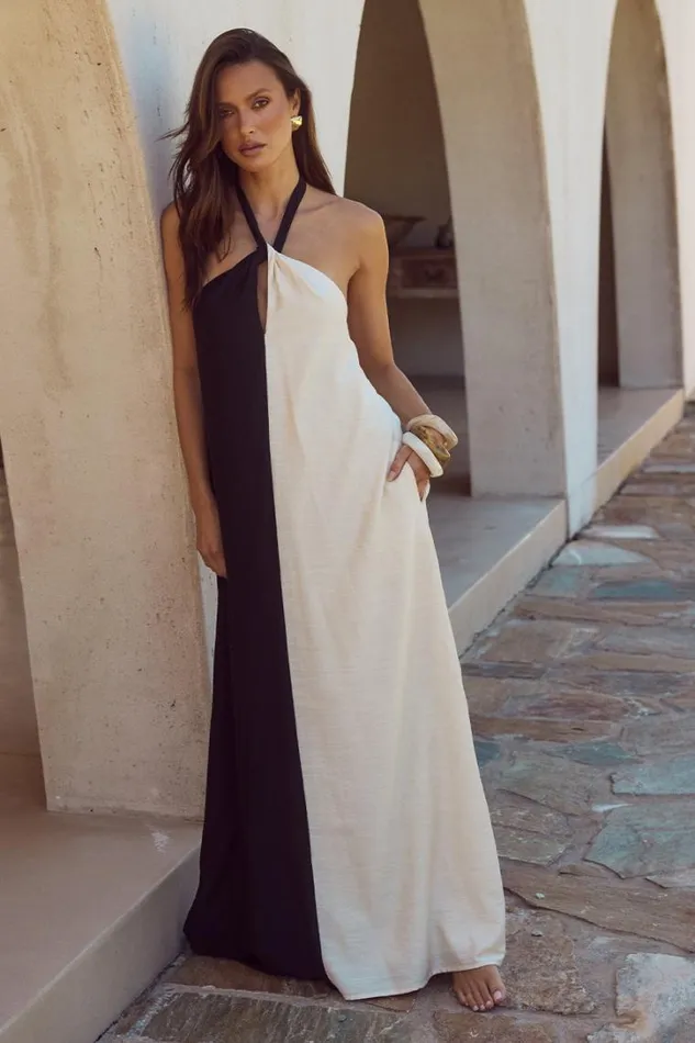 Runaway The Label Maxi Dresses RIVIERA MAXI DRESS Blacksand 8211 Women