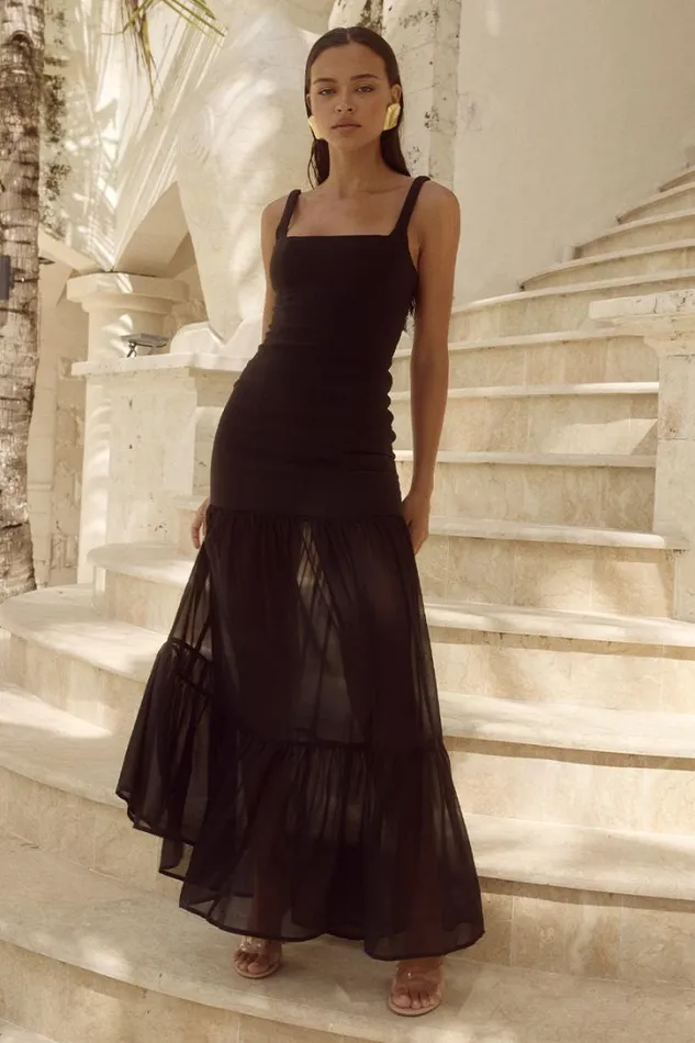 Runaway The Label Maxi Dresses TAHLIA MAXI DRESS Black 8211 Women