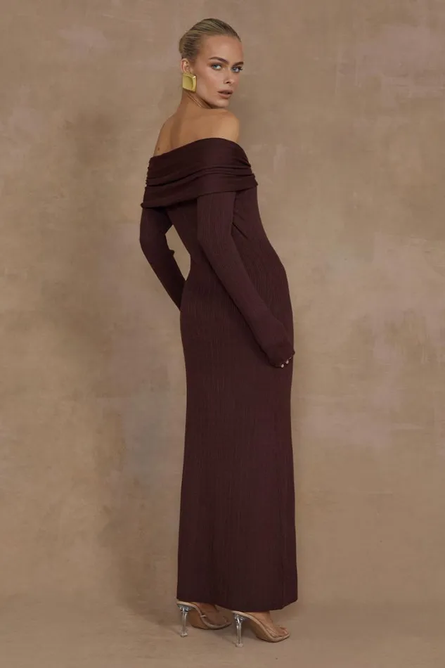 Runaway The Label Midi Dresses AIRILIE MIDI DRESS Brown 8211 Women