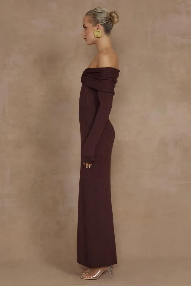 Runaway The Label Midi Dresses AIRILIE MIDI DRESS Brown 8211 Women