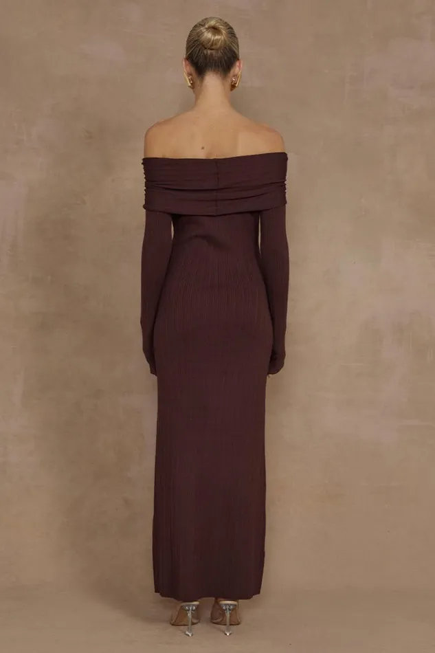 Runaway The Label Midi Dresses AIRILIE MIDI DRESS Brown 8211 Women