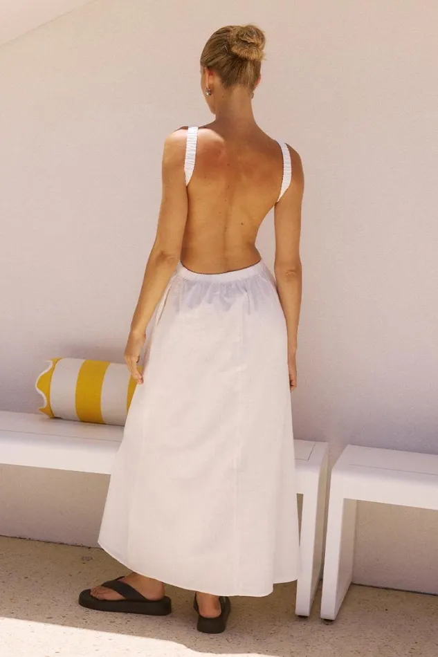 Runaway The Label Midi Dresses BELA MIDI DRESS White 8211 Women