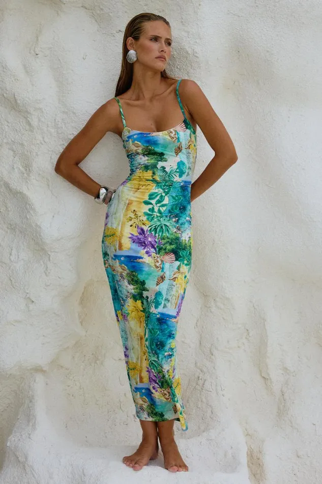 Runaway The Label Midi Dresses DEIA MIDI DRESS Esme Print 8211 Women