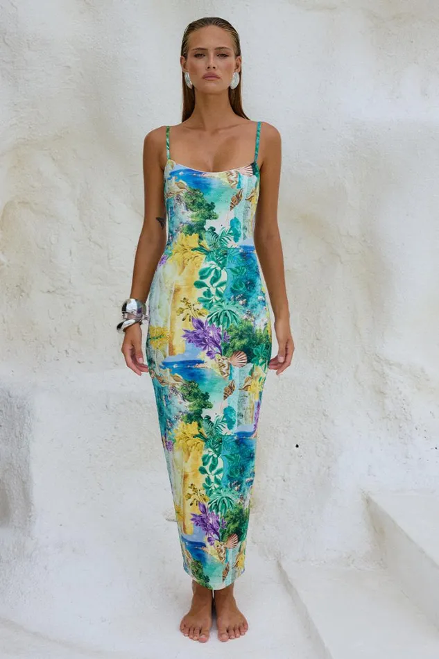 Runaway The Label Midi Dresses DEIA MIDI DRESS Esme Print 8211 Women