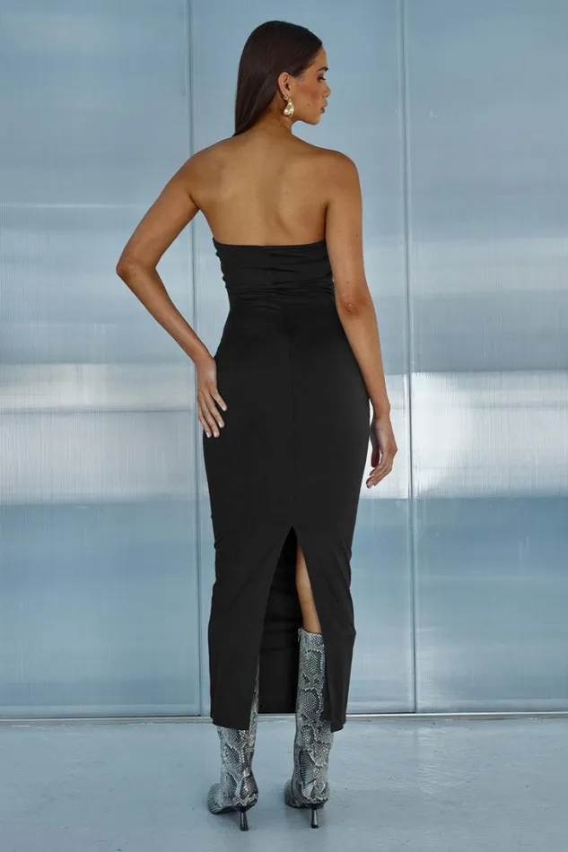 Runaway The Label Midi Dresses EDDIE MIDI DRESS Black 8211 Women