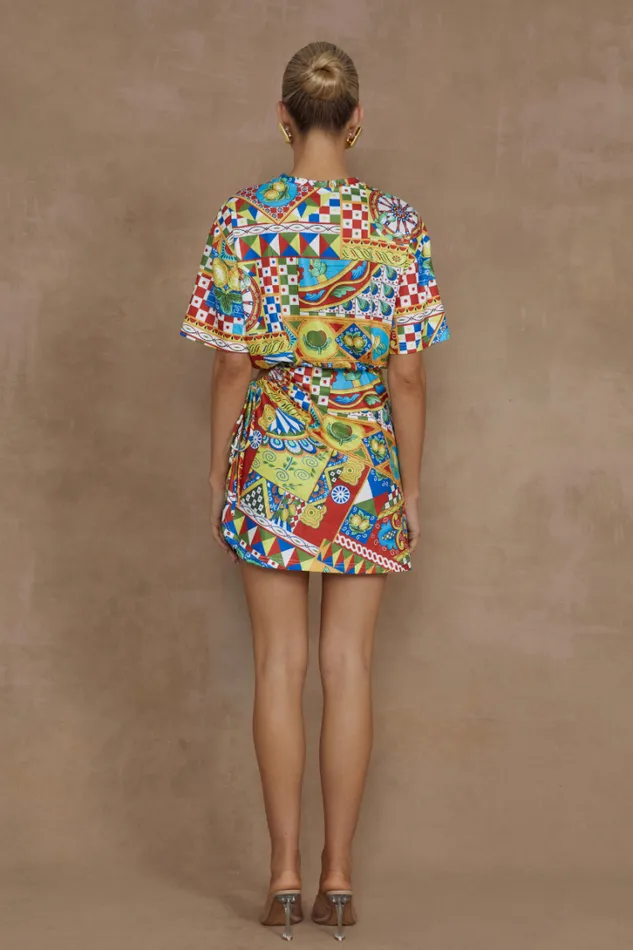 Runaway The Label Mini Dresses BRIZZIE MINI DRESS Phaedra Print 8211 Women