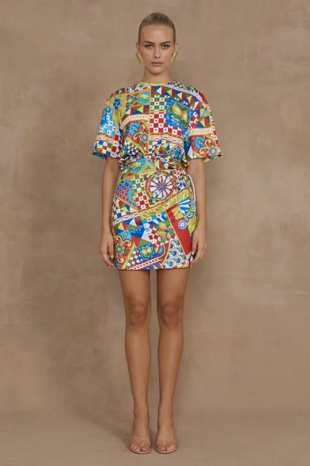 Runaway The Label Mini Dresses BRIZZIE MINI DRESS Phaedra Print 8211 Women