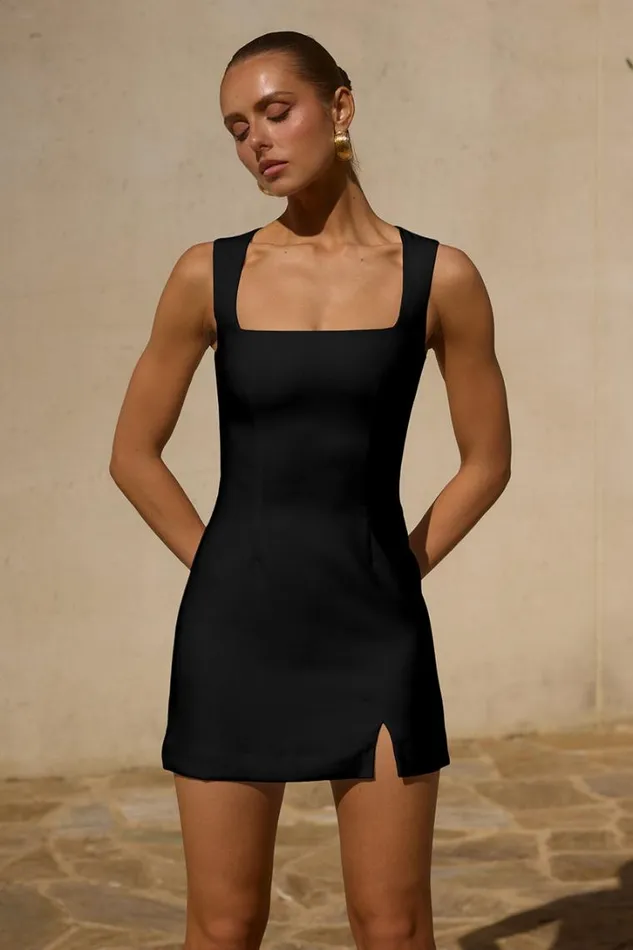 Runaway The Label Mini Dresses REIGN MINI DRESS Black 8211 Women