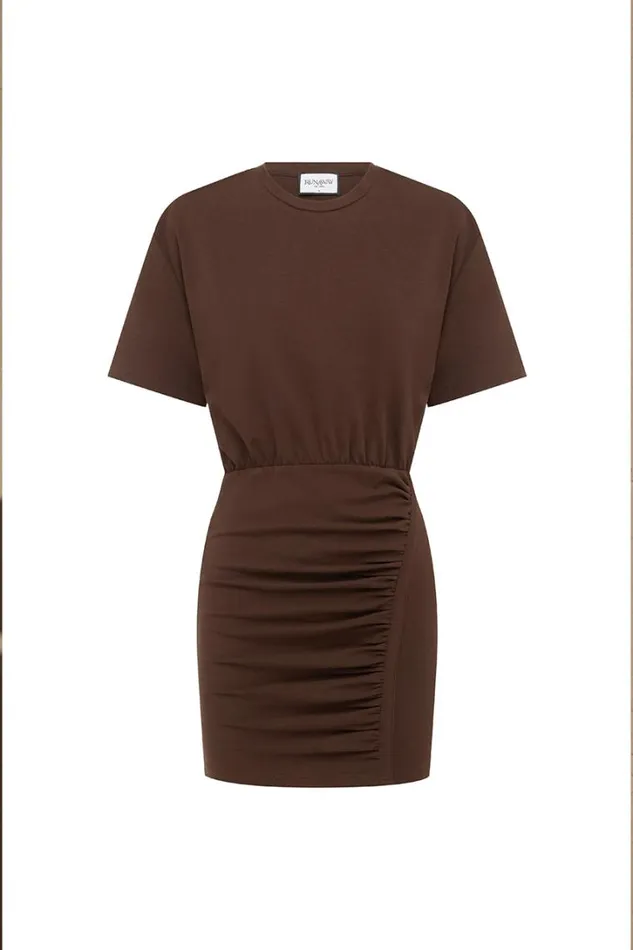 Runaway The Label Mini Dresses TAYLOR MINI DRESS Chocolate 8211 Women