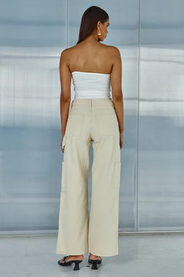 Runaway The Label Pants ZATARA PANT Sand 8211 Women