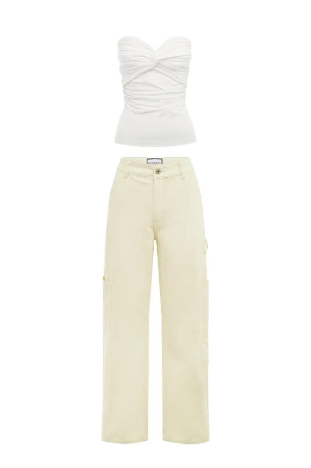 Runaway The Label Pants ZATARA PANT Sand 8211 Women