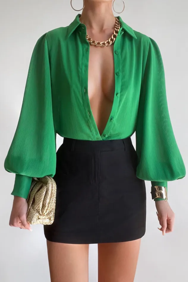 Runaway The Label Shirts and Blouses FLEETWOOD BLOUSE Green 8211 Women