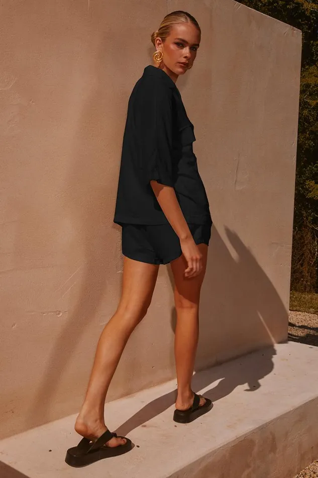 Runaway The Label Shirts and Blouses HAKUNA PLAIN SHIRT Black 8211 Women
