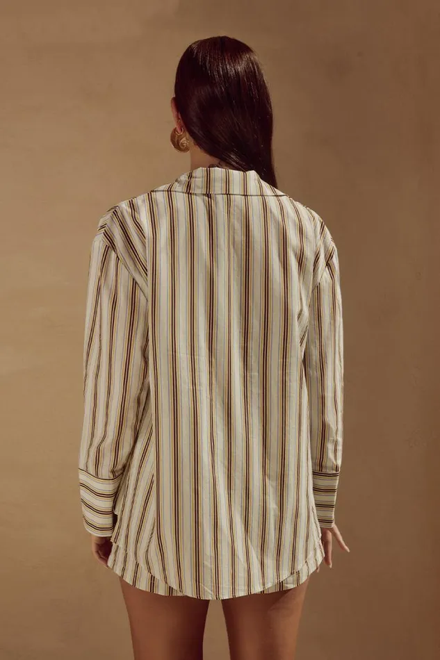 Runaway The Label Shirts and Blouses SUNMOR SHIRT Vory Stripe 8211 Women