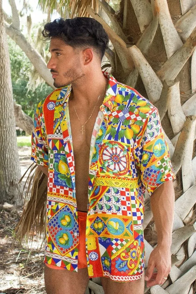 Runaway The Label Shirts DENNIS SHIRT Phaedra Print 8211 Men
