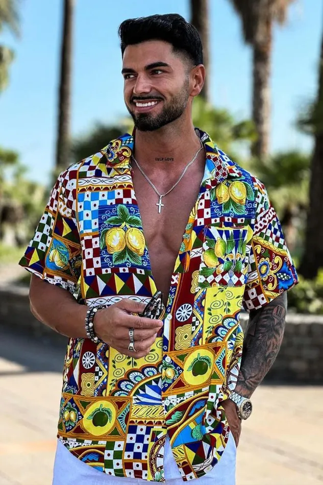 Runaway The Label Shirts DENNIS SHIRT Phaedra Print 8211 Men