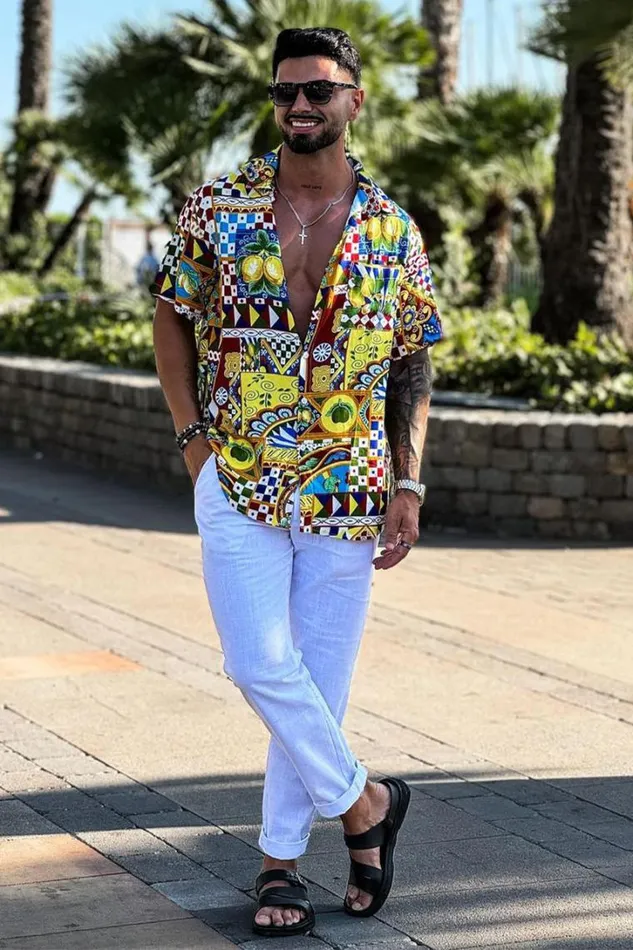 Runaway The Label Shirts DENNIS SHIRT Phaedra Print 8211 Men