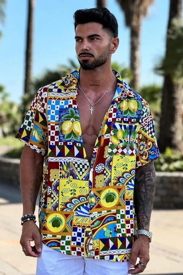 Runaway The Label Shirts DENNIS SHIRT Phaedra Print 8211 Men