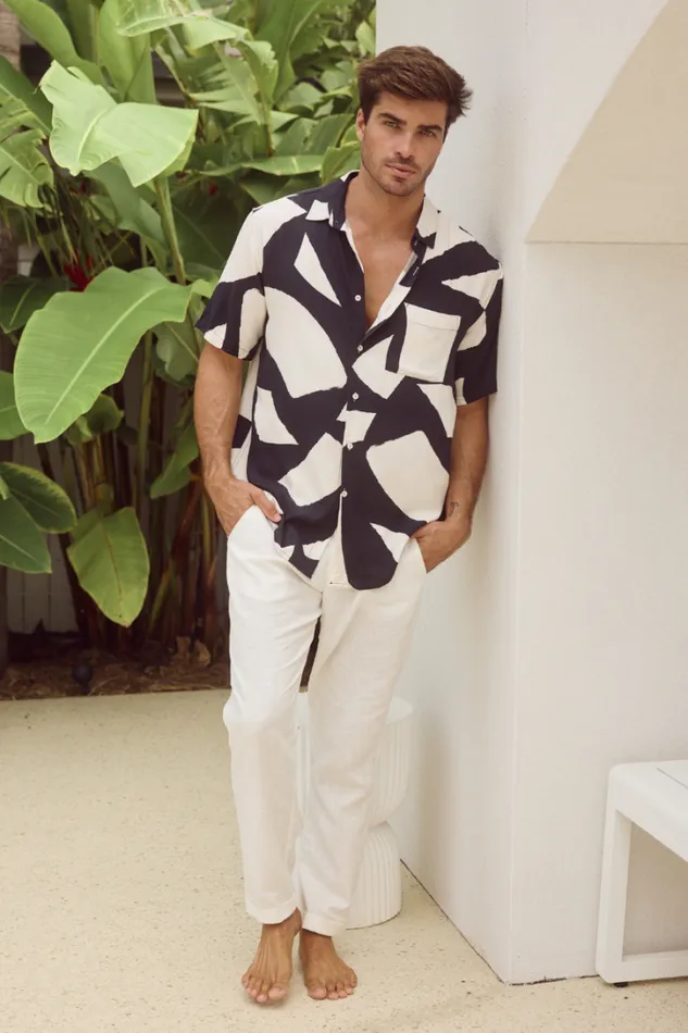 Runaway The Label Shirts LAZURE SHIRT Black Stone 8211 Men