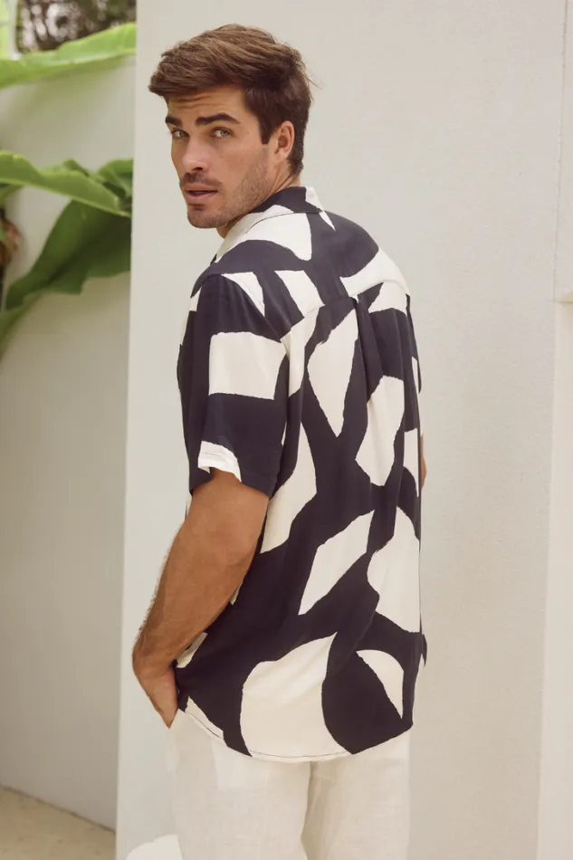 Runaway The Label Shirts LAZURE SHIRT Black Stone 8211 Men
