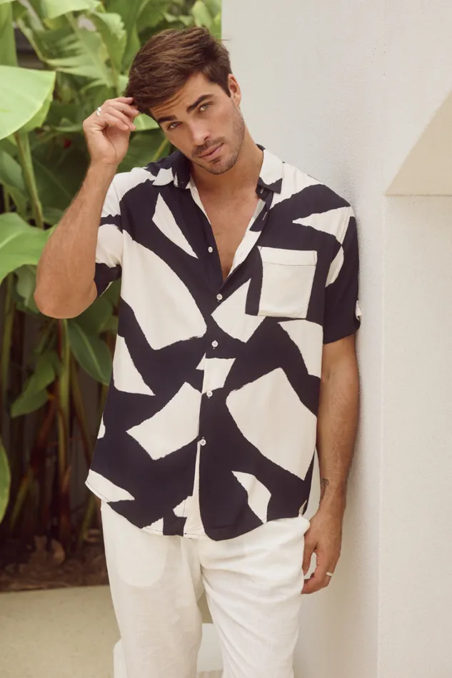 Runaway The Label Shirts LAZURE SHIRT Black Stone 8211 Men