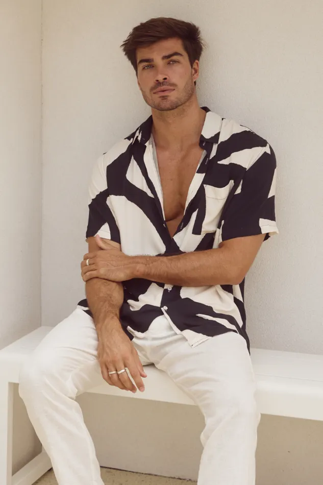 Runaway The Label Shirts LAZURE SHIRT Black Stone 8211 Men