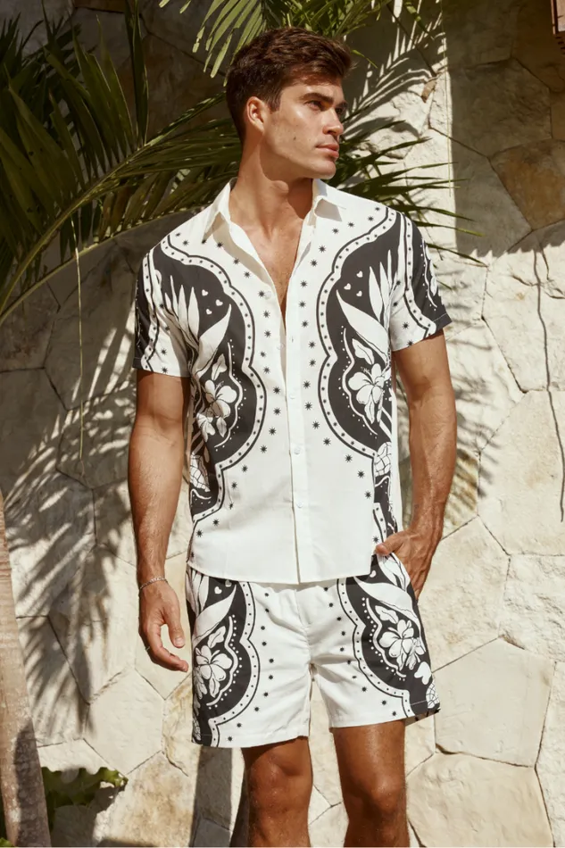 Runaway The Label Shirts WESTERN SHIRT Whiteblack 8211 Men