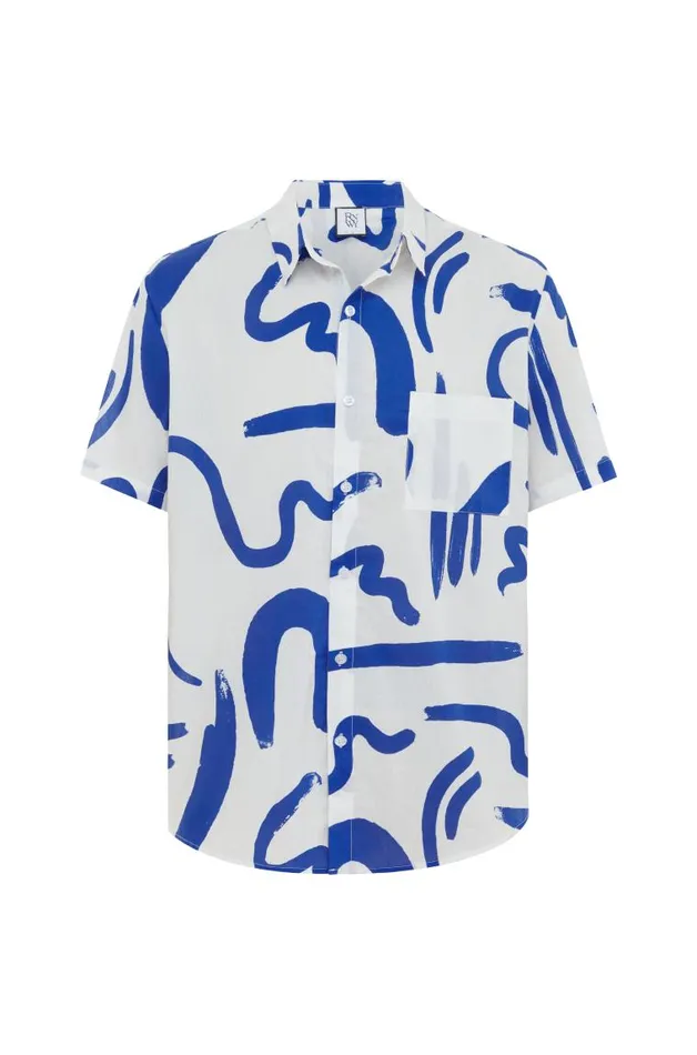 Runaway The Label Shirts YORK SHIRT Whiteblue 8211 Men