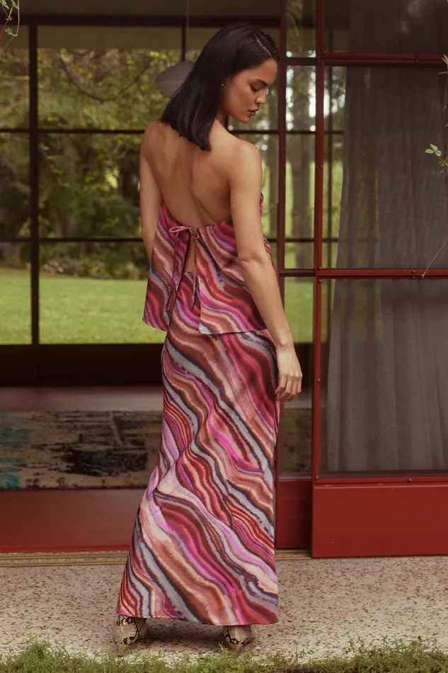 Runaway The Label Skirts APOSTLE MAXI SKIRT Apostle Print 8211 Women