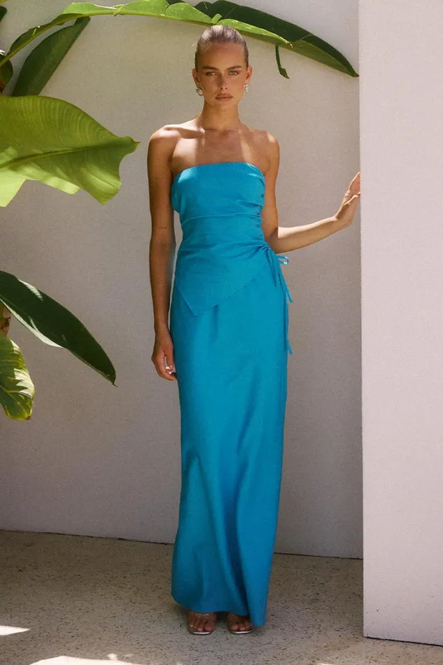 Runaway The Label Skirts MURILO MAXI SKIRT Blue 8211 Women