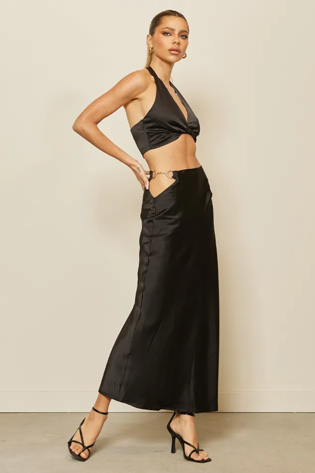 Runaway The Label Skirts Remi Slip Skirt Black 8211 Women
