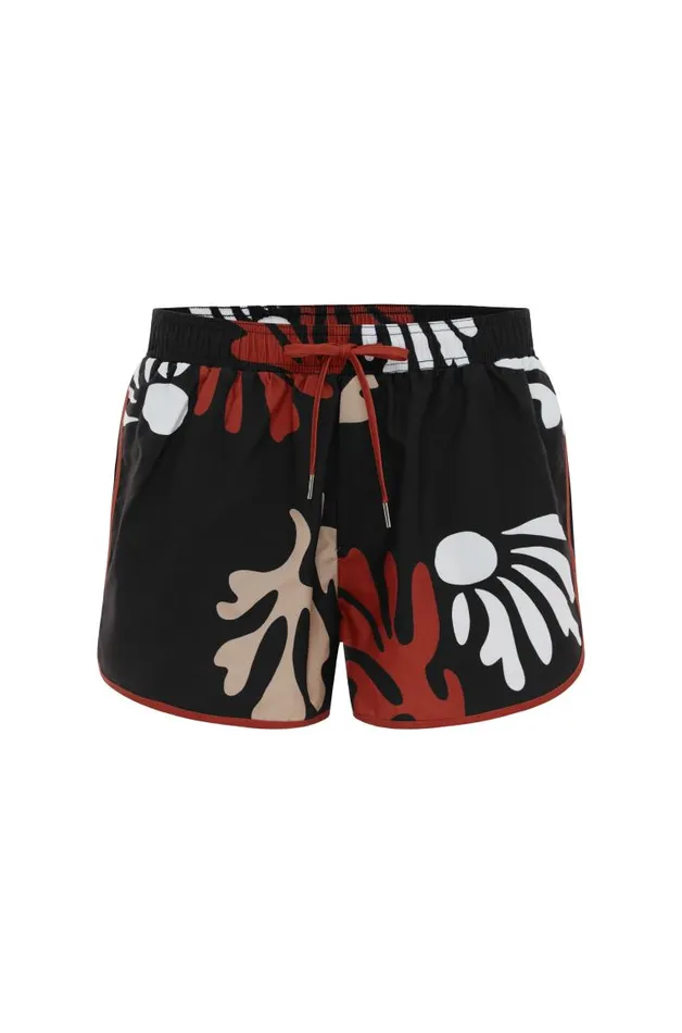 Runaway The Label Swim NEO BOARDSHORT Black Botanica 8211 Men