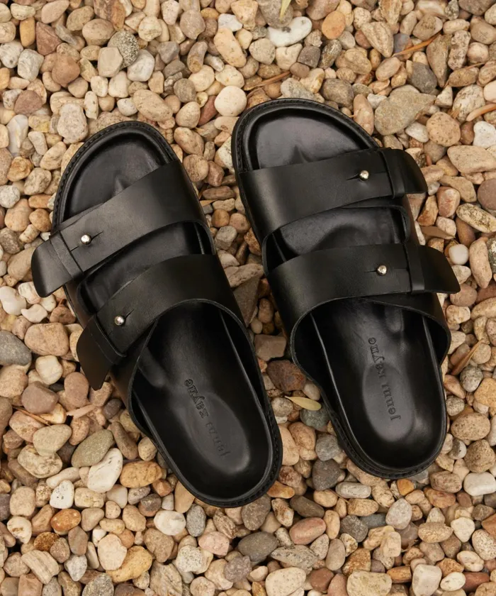 Sandals and Slides Women Jenni Kayne Hutton Slide Sandal Black