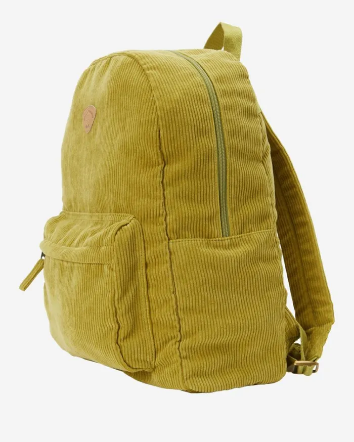 Schools Out Corduroy Backpack Green Eyes Women Billabong Backpacks