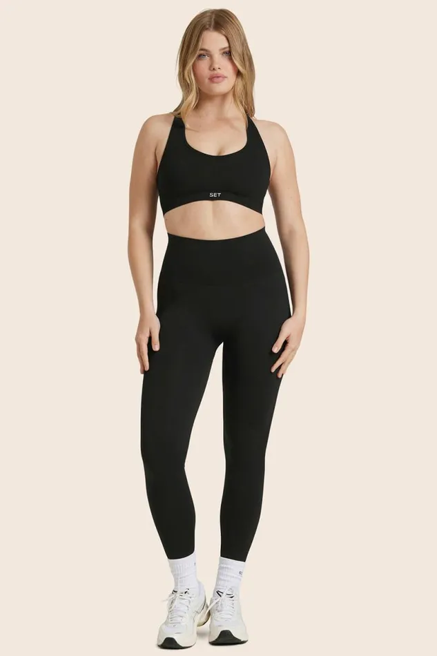 SET ACTIVE Activewear SCULPTFLEX POWER HIGHRISE LEGGINGS 8211 ONYX 8211 Women