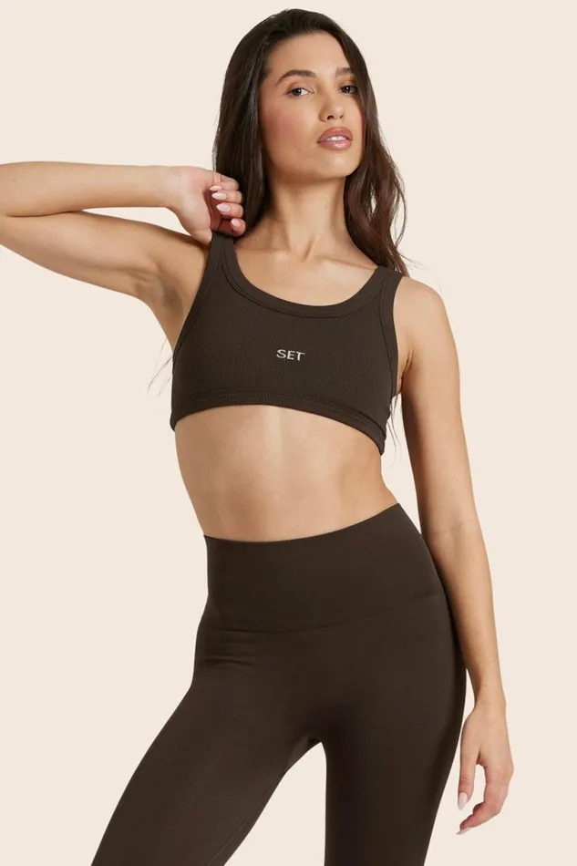 SET ACTIVE Activewear SCULPTFLEX POWER HOLD BRA 8211 ESPRESSO 8211 Women